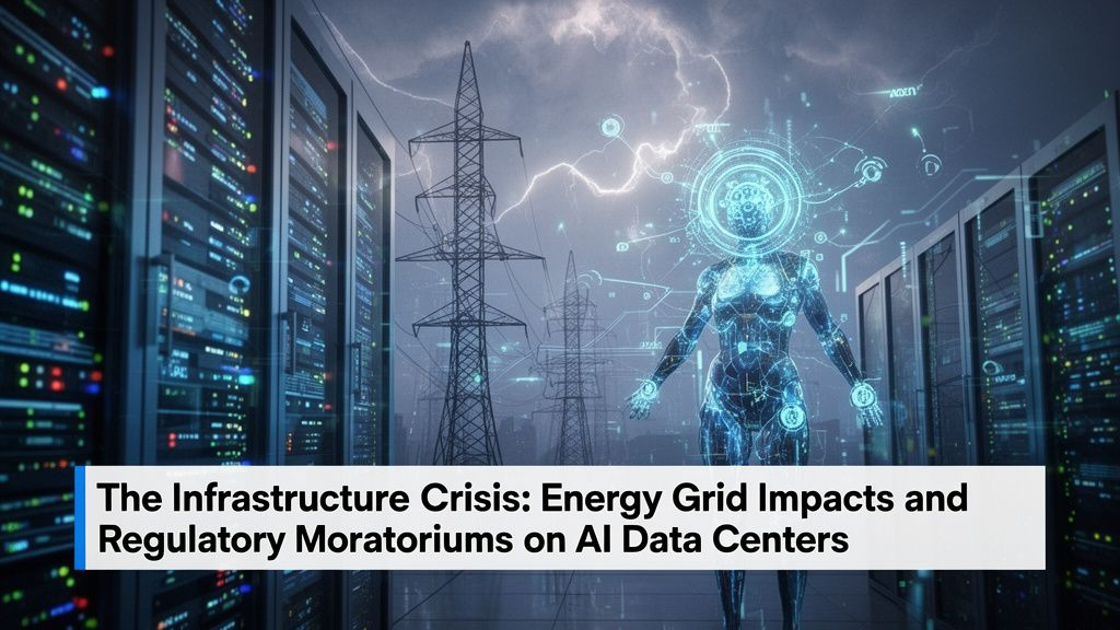 The Infrastructure Crisis: Energy Grid Impacts and Regulatory Moratoriums on AI Data Centers
