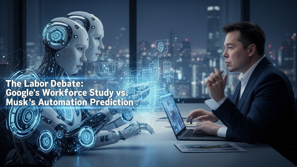 The Labor Debate: Google's Workforce Study vs. Elon Musk's Automation Prediction