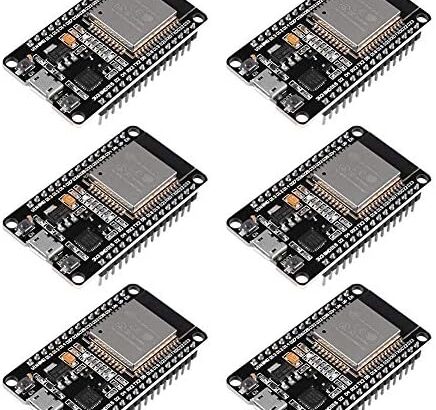 6PCS ESP32 ESP-32S WiFi Development Board NodeMCU ESP-WROOM-32 Microcontroller 2.4GHz